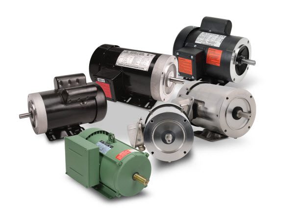 What is the most commonly used industrial motor